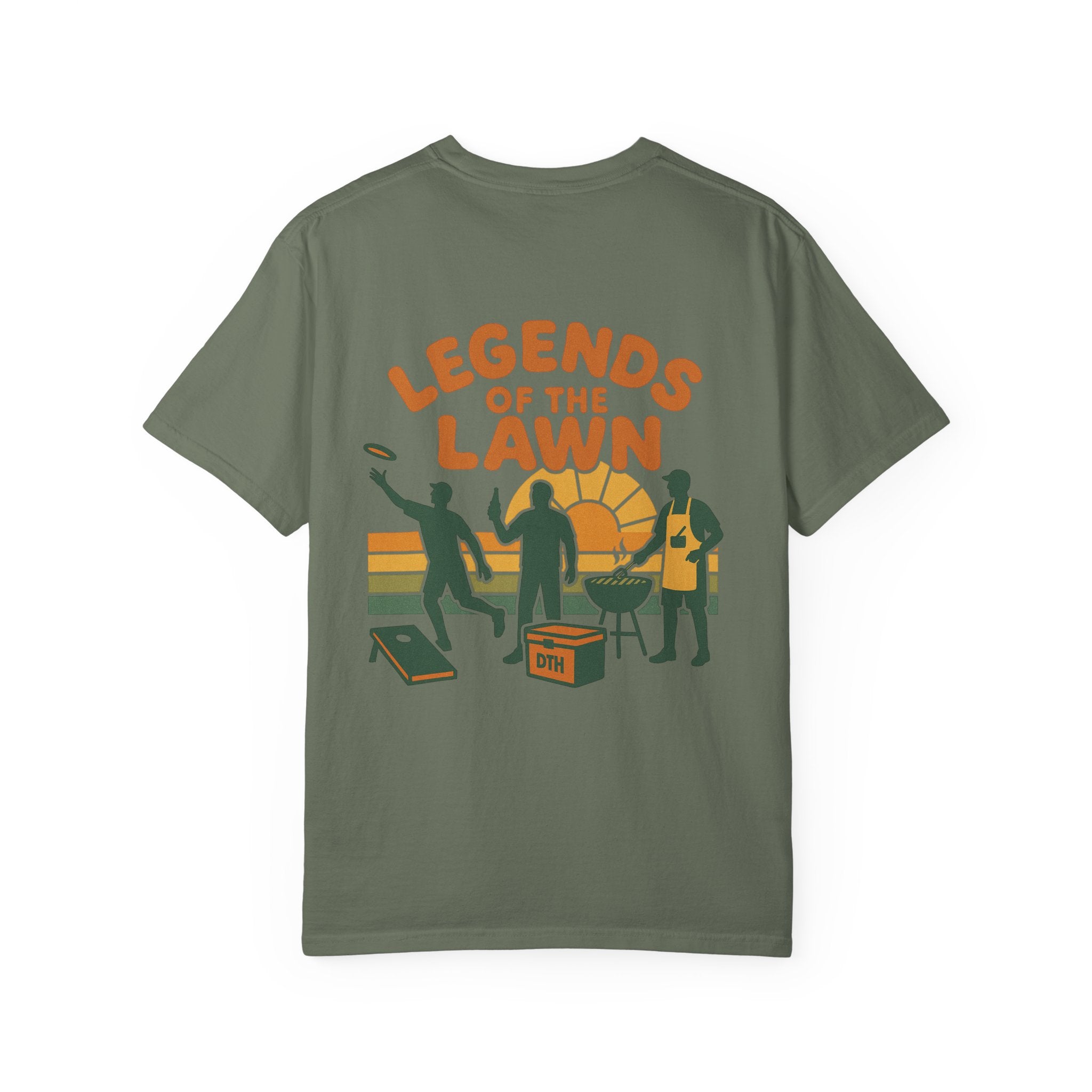 Unisex Legend of the Lawn T-shirt - Perfect for BBQs, Outdoor Gatherings, Summer Fun, Gifts, Casual Wear, Yard Games