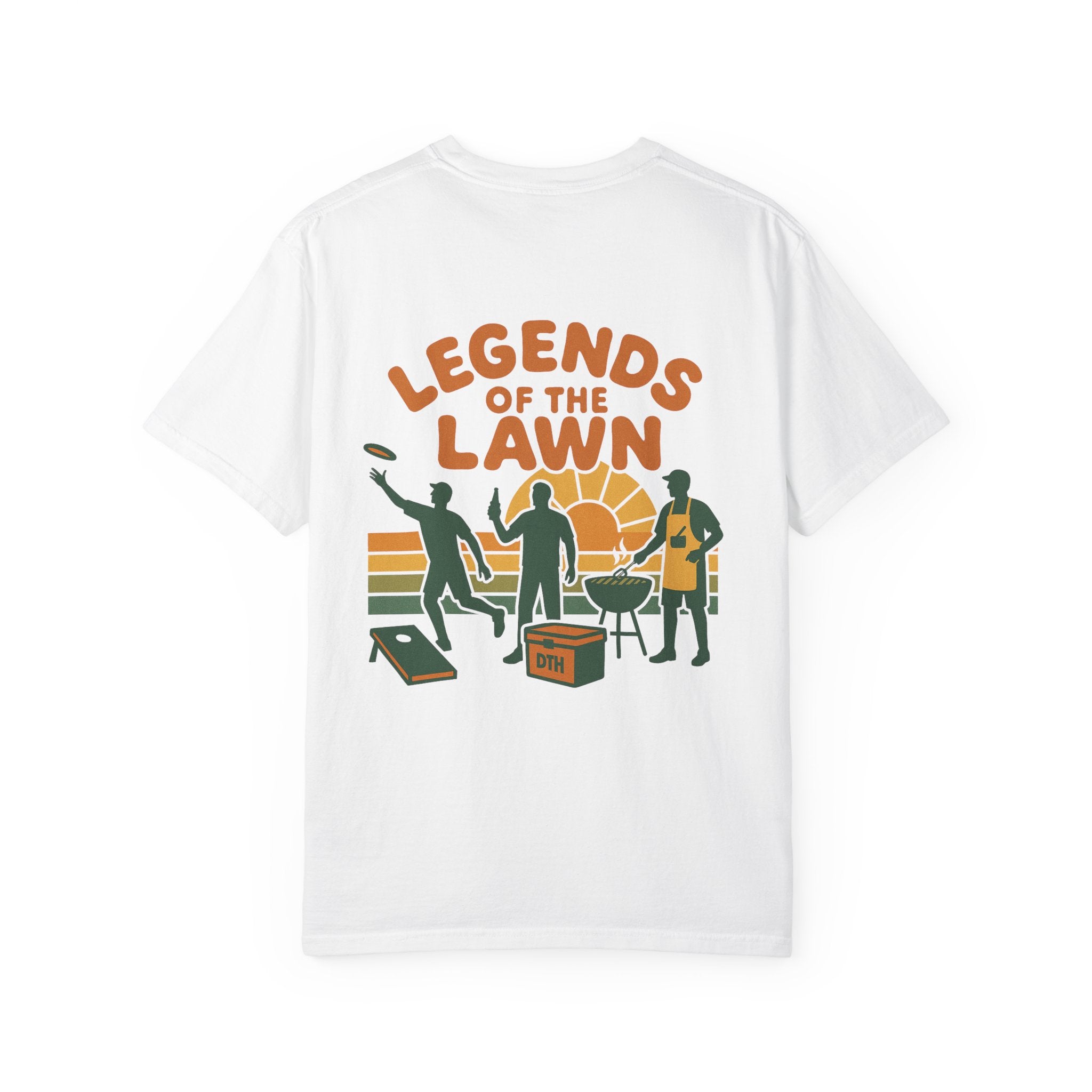 Unisex Legend of the Lawn T-shirt - Perfect for BBQs, Outdoor Gatherings, Summer Fun, Gifts, Casual Wear, Yard Games