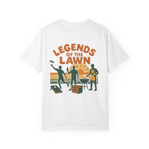 Unisex Legend of the Lawn T-shirt - Perfect for BBQs, Outdoor Gatherings, Summer Fun, Gifts, Casual Wear, Yard Games
